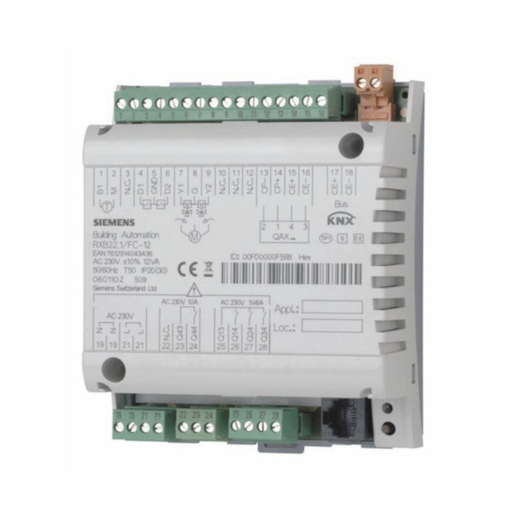 Régulateur communicant VC + Batterie électrique - RXB22.1/FC-12 - Thermosia - Siemens