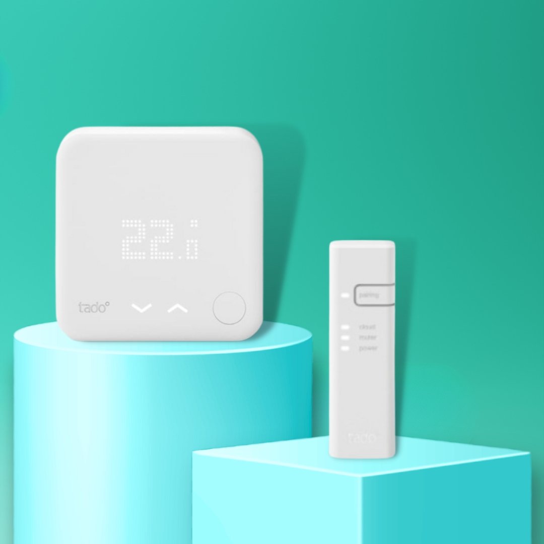 Thermostat connecté Kit de démarrage V3+ TADO - Thermosia - Thermador