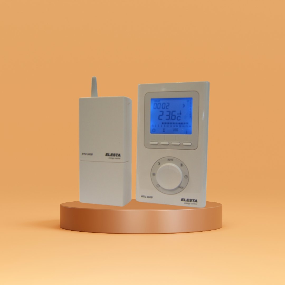 Thermostat d'ambiance digital programmable radio - Thermosia - Elesta